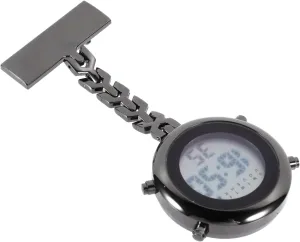 Beaupretty Date and Week Design Portable Digital Nurse Fob Watch Elegant Hanging Lapel Pin for Nurses and Students Smooth Safety Pin