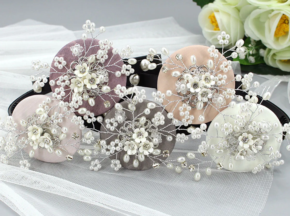 Beautiful Pearl Flower Hairband (5 Colors)