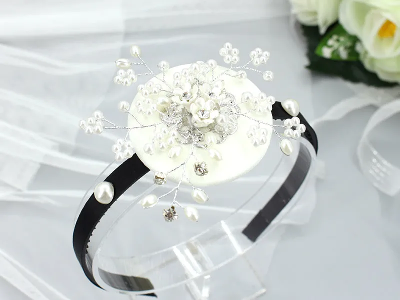 Beautiful Pearl Flower Hairband (5 Colors)