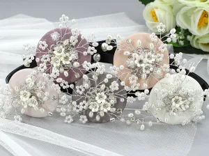 Beautiful Pearl Flower Hairband (5 Colors)