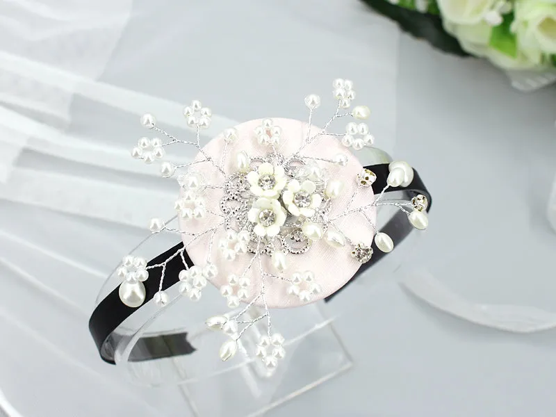 Beautiful Pearl Flower Hairband (5 Colors)
