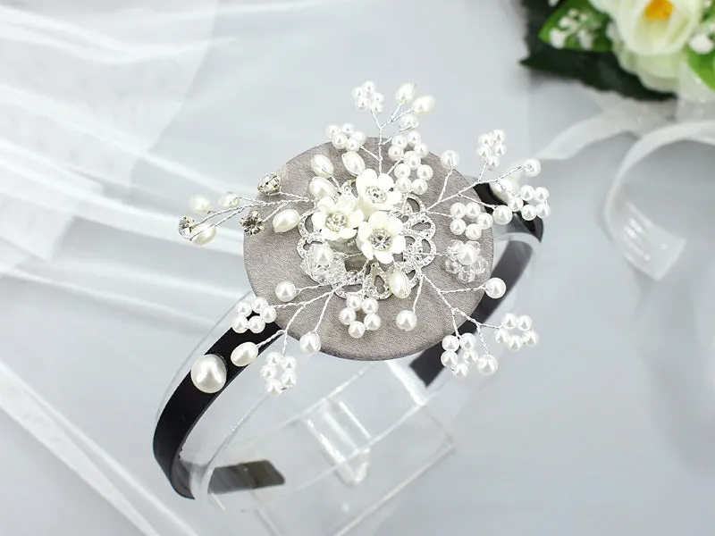 Beautiful Pearl Flower Hairband (5 Colors)