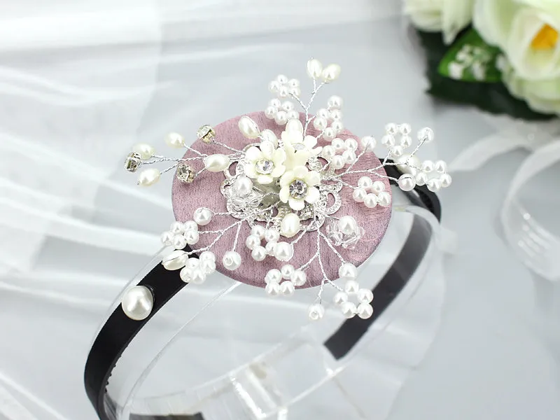 Beautiful Pearl Flower Hairband (5 Colors)