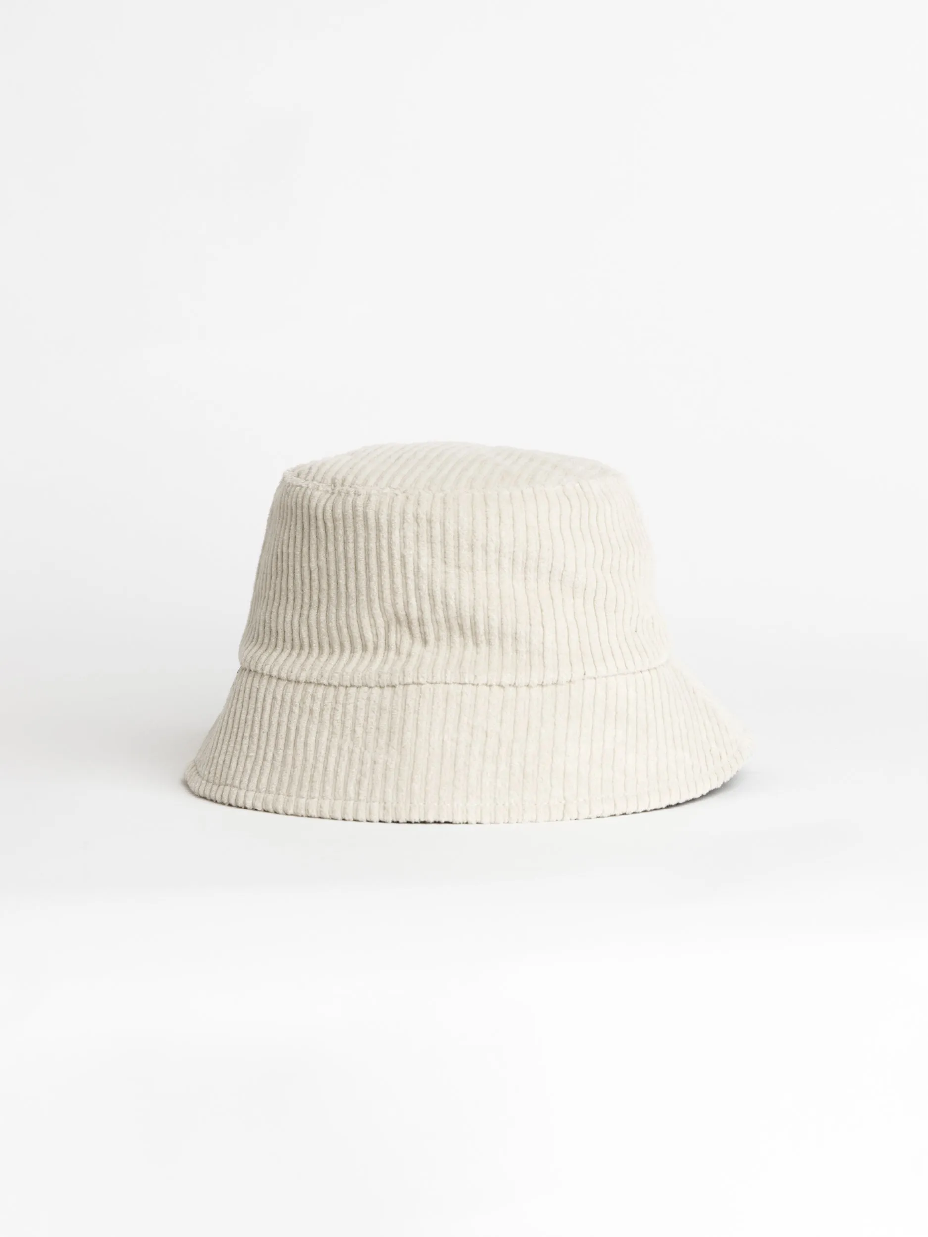 Beige Corduroy 'Oyster' Bucket Hat