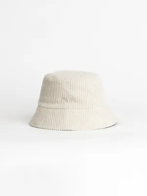 Beige Corduroy 'Oyster' Bucket Hat