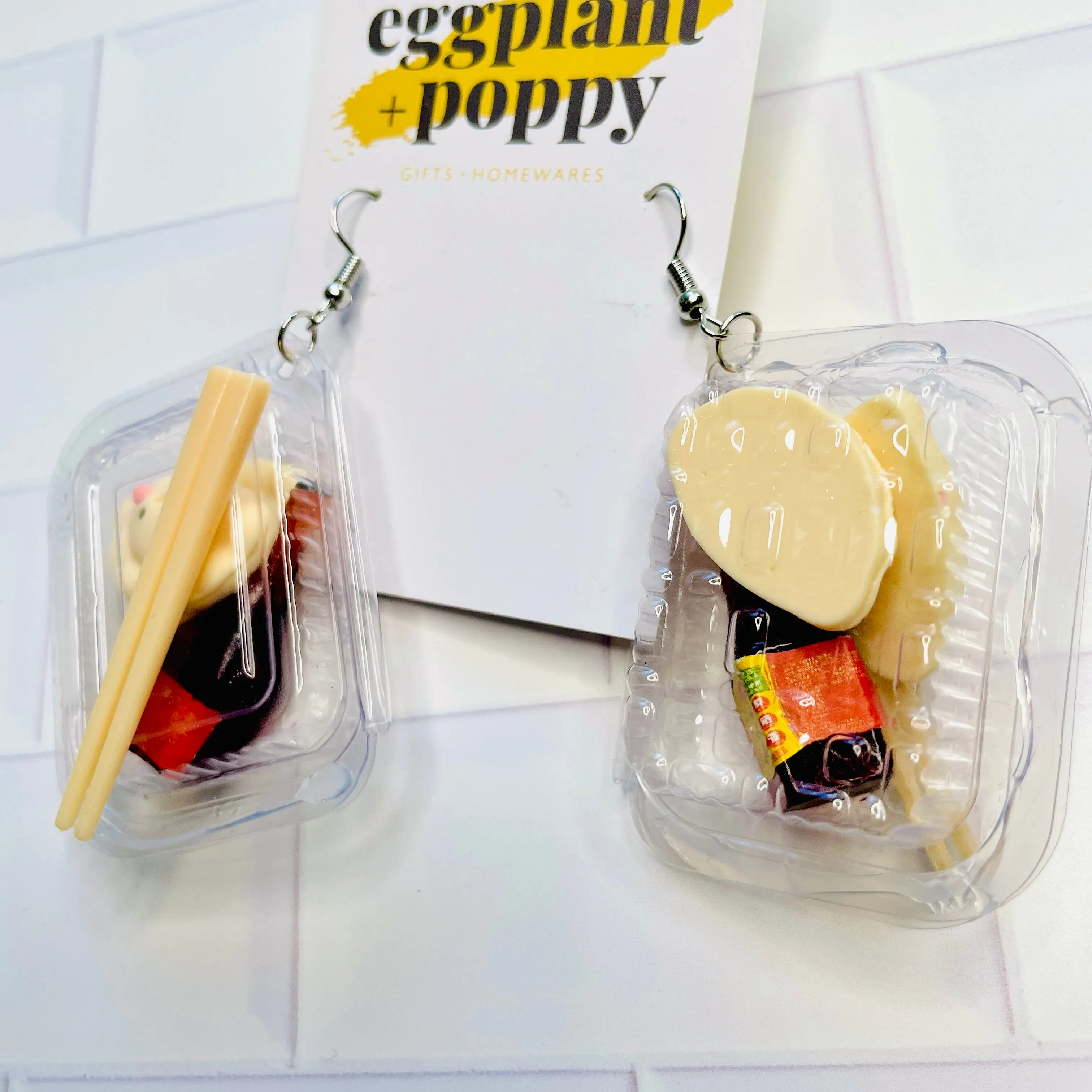 Bento Box Earrings - Dumpling