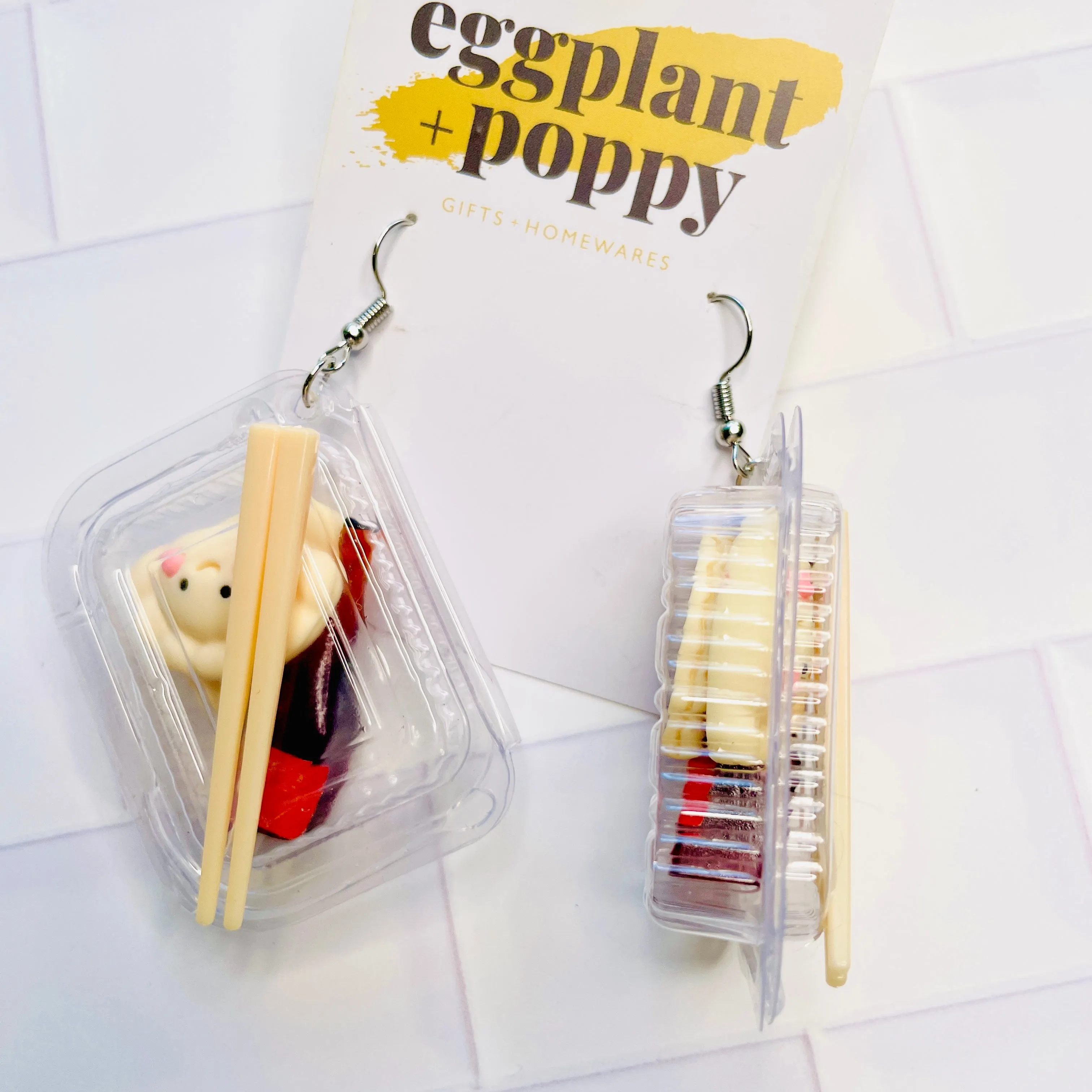 Bento Box Earrings - Dumpling