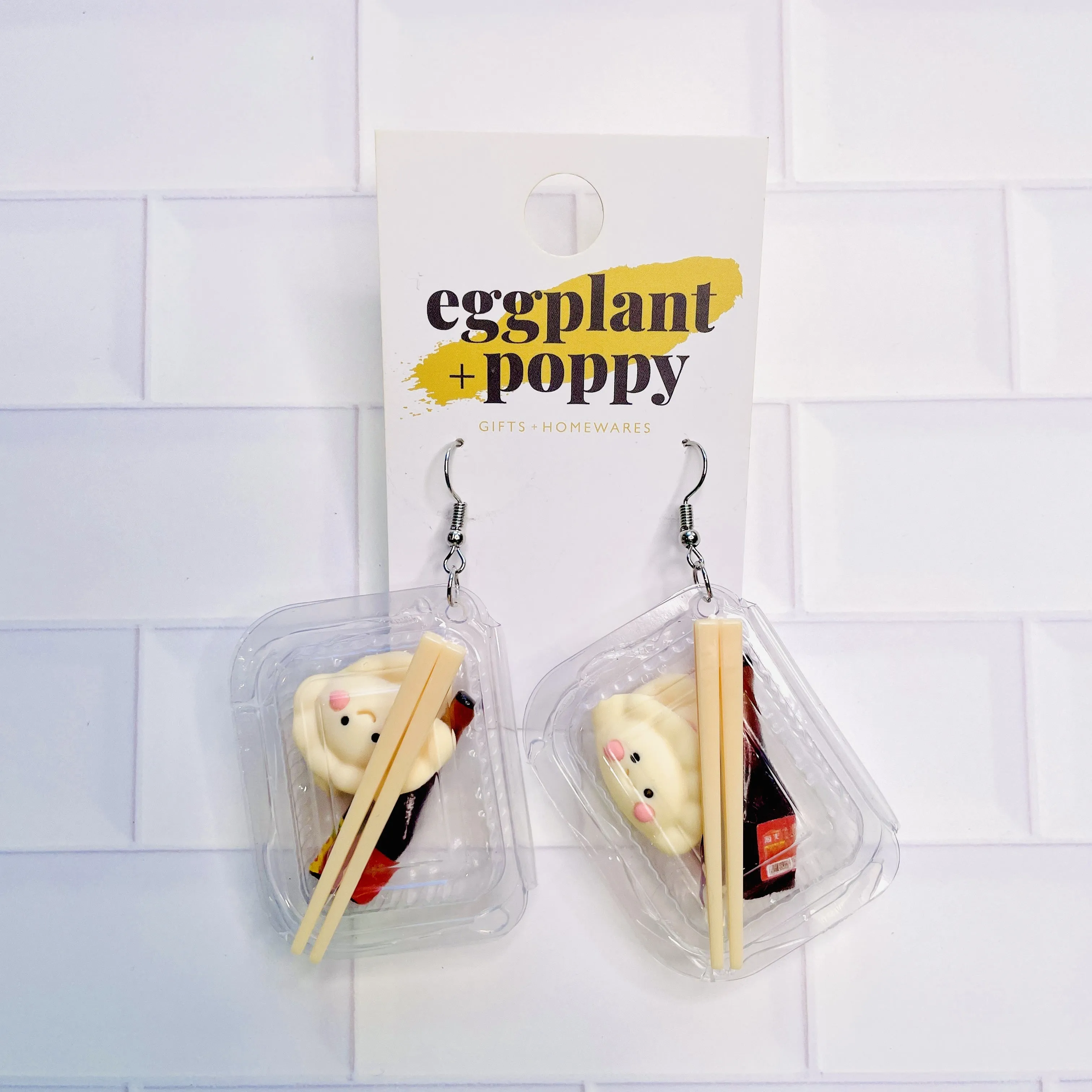 Bento Box Earrings - Dumpling
