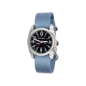 Bertucci A-2s Field Men's Black Dial 171 Sea Dog Gray Nylon Band Analog Japanese Quartz Watch - 11054(2)