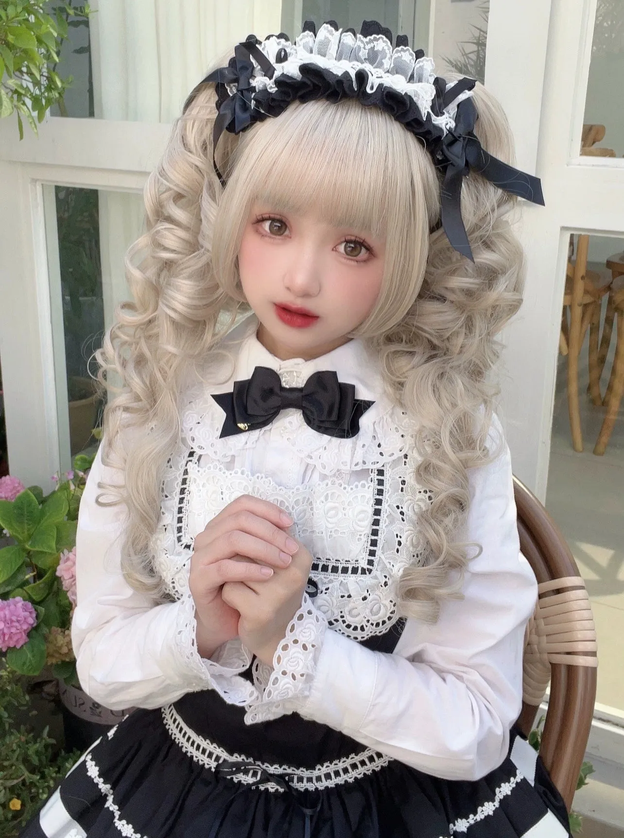 (BFM)Cheese Cat~Sweet Lolita Headband Ribbon Bow Headbands