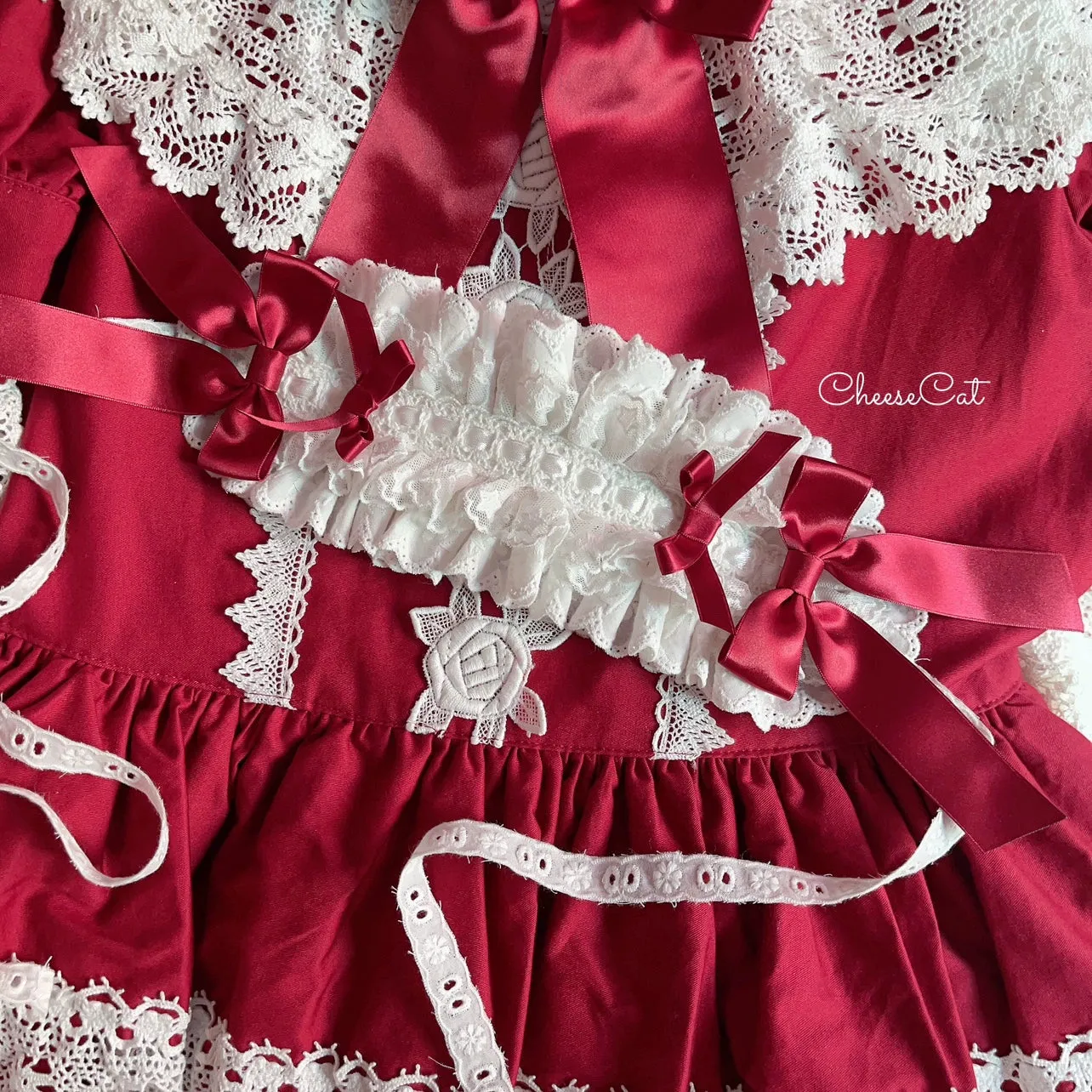 (BFM)Cheese Cat~Sweet Lolita Headband Ribbon Bow Headbands