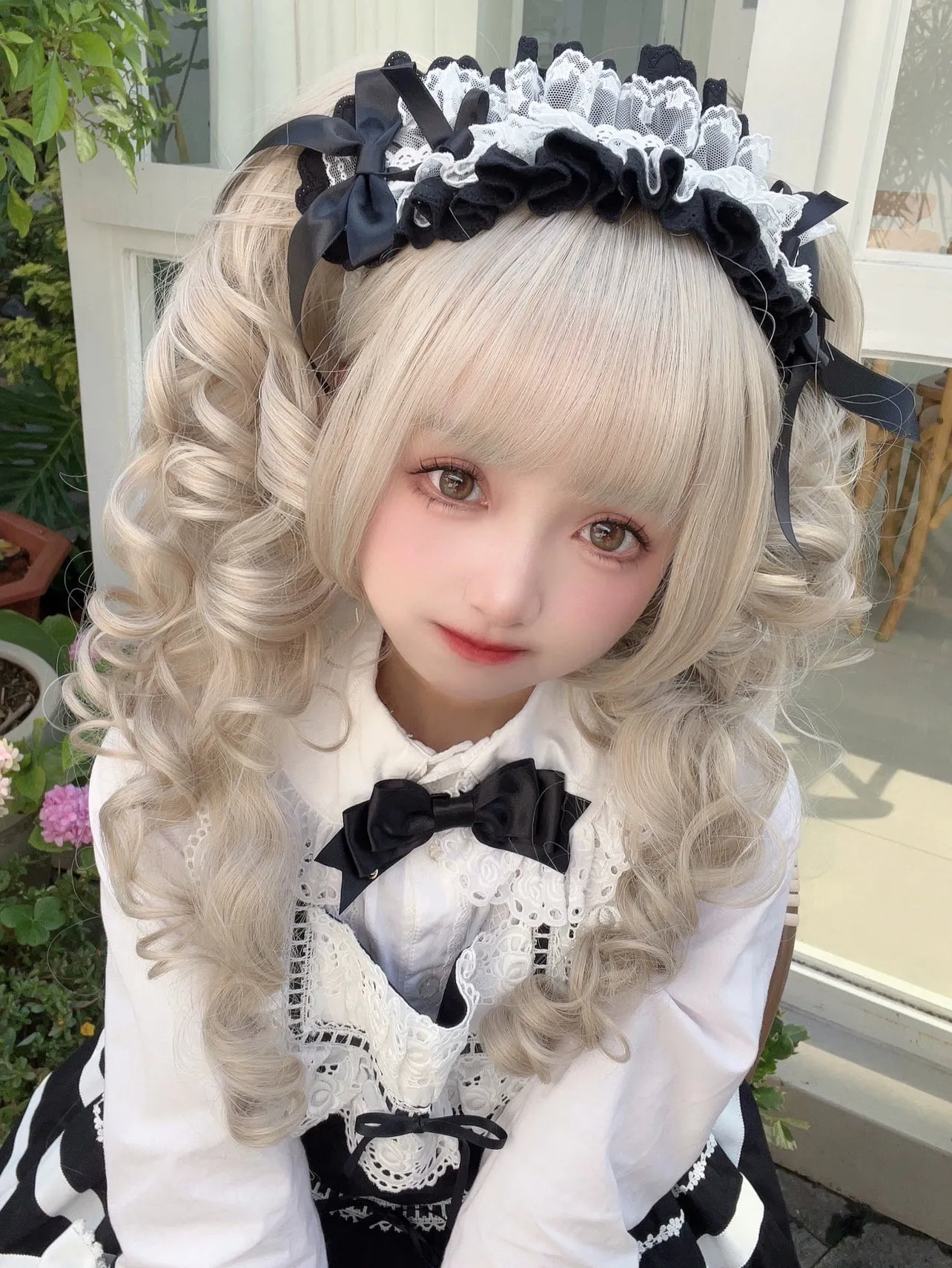 (BFM)Cheese Cat~Sweet Lolita Headband Ribbon Bow Headbands