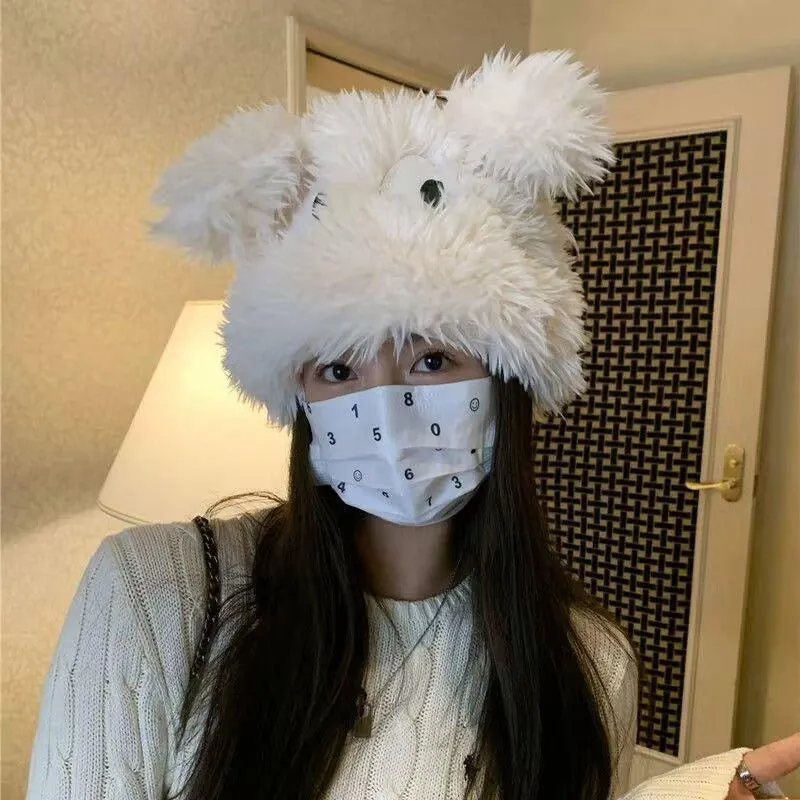 Big Eyes Furry Hat