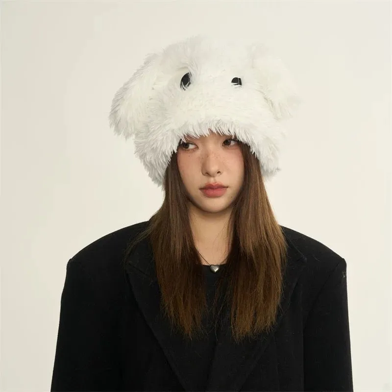 Big Eyes Furry Hat