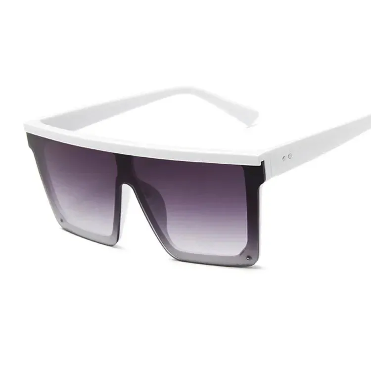 Big oversized Frame square frame shield visors classy sunglasses