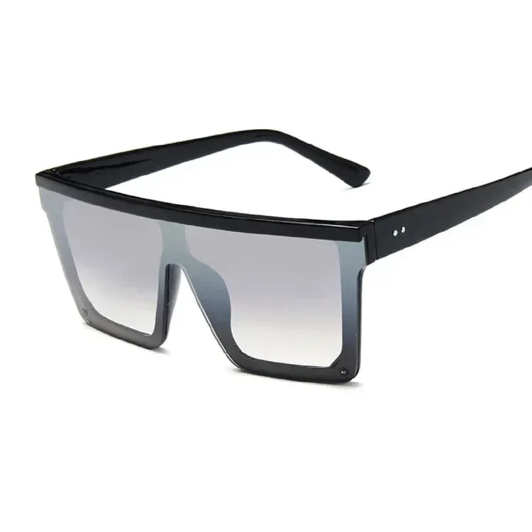 Big oversized Frame square frame shield visors classy sunglasses