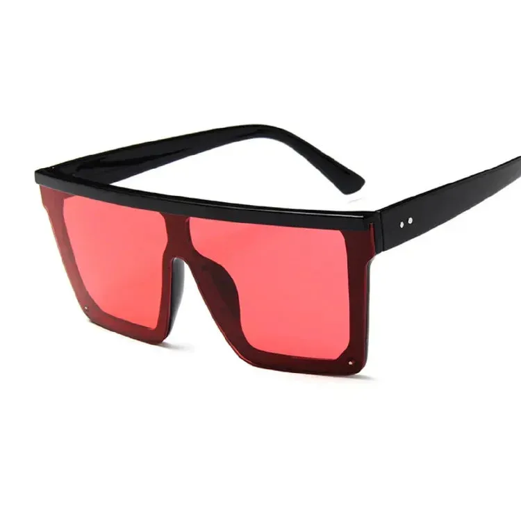 Big oversized Frame square frame shield visors classy sunglasses