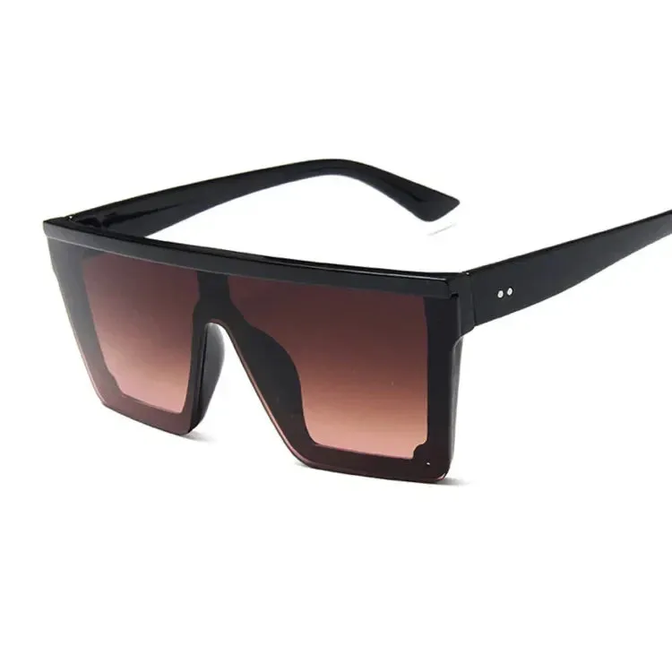 Big oversized Frame square frame shield visors classy sunglasses