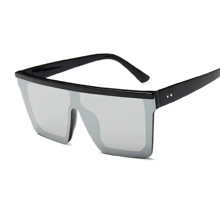 Big oversized Frame square frame shield visors classy sunglasses