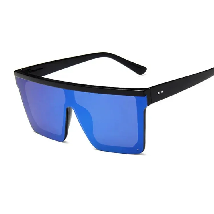 Big oversized Frame square frame shield visors classy sunglasses