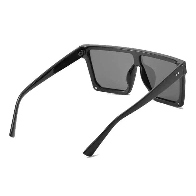 Big oversized Frame square frame shield visors classy sunglasses