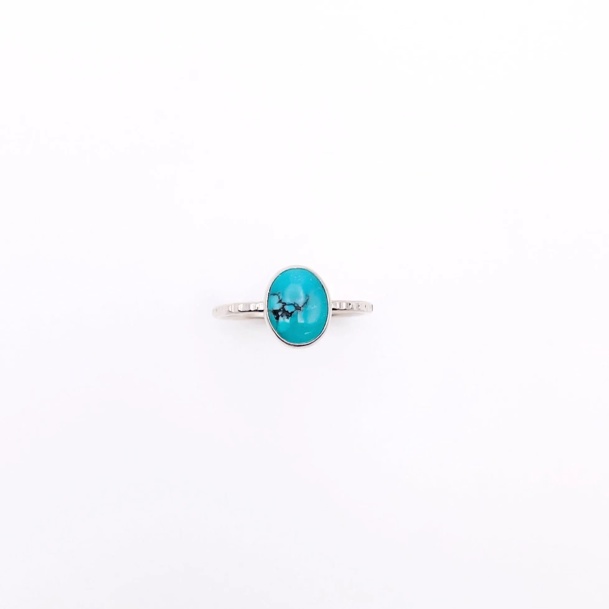 Birches Turquoise Stacking Oval Ring No. 13 | Size 10