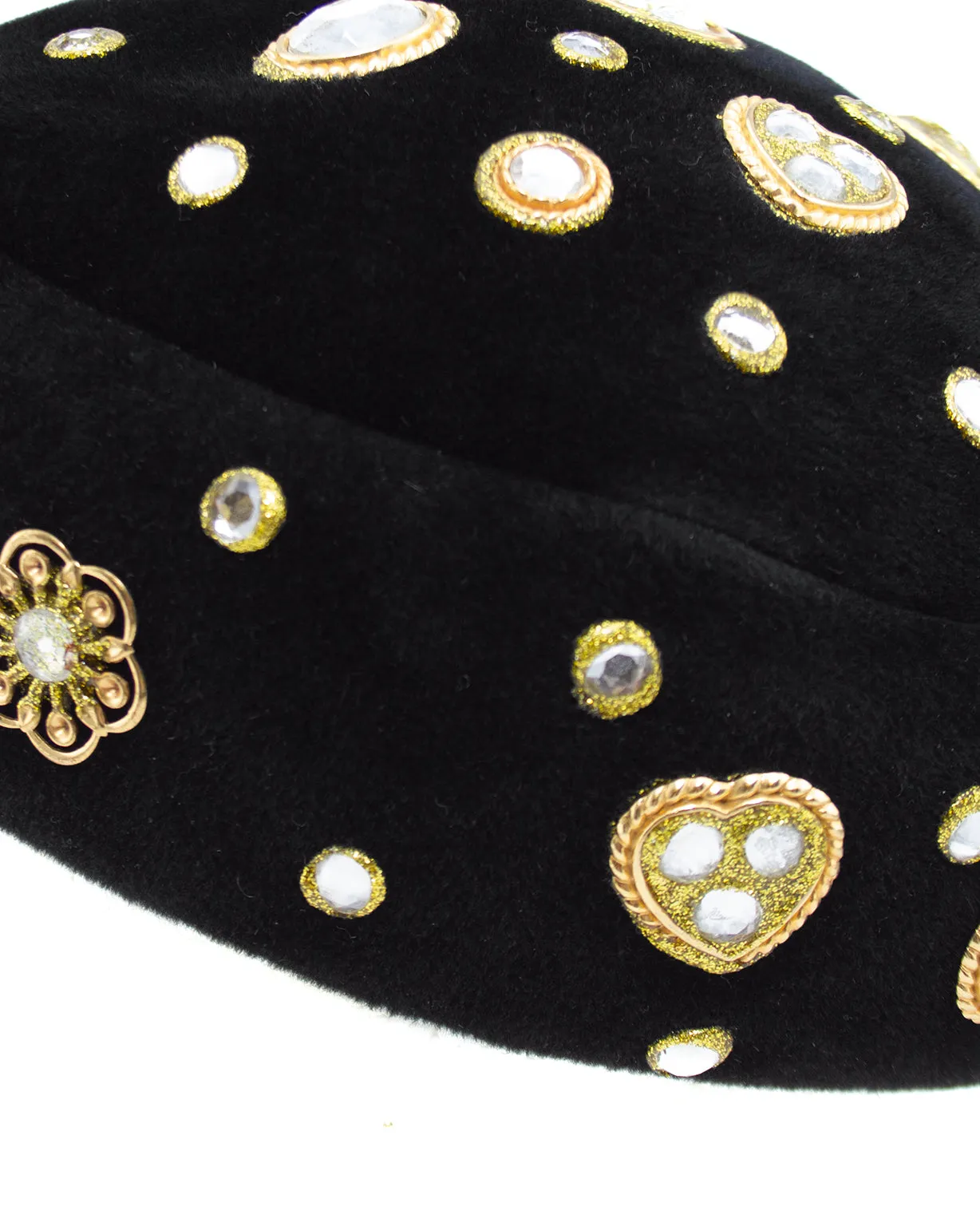 Black and Gold Beret