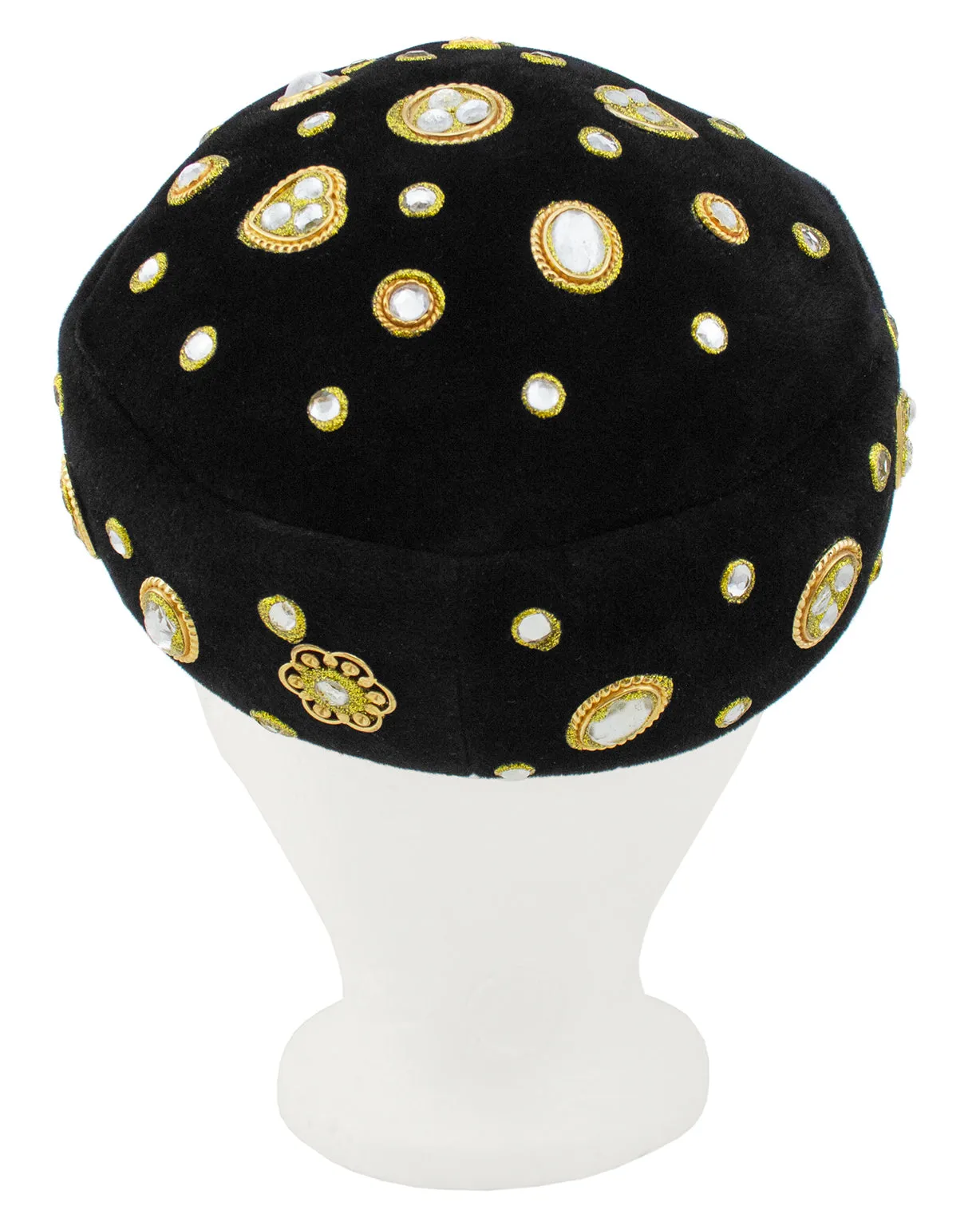 Black and Gold Beret