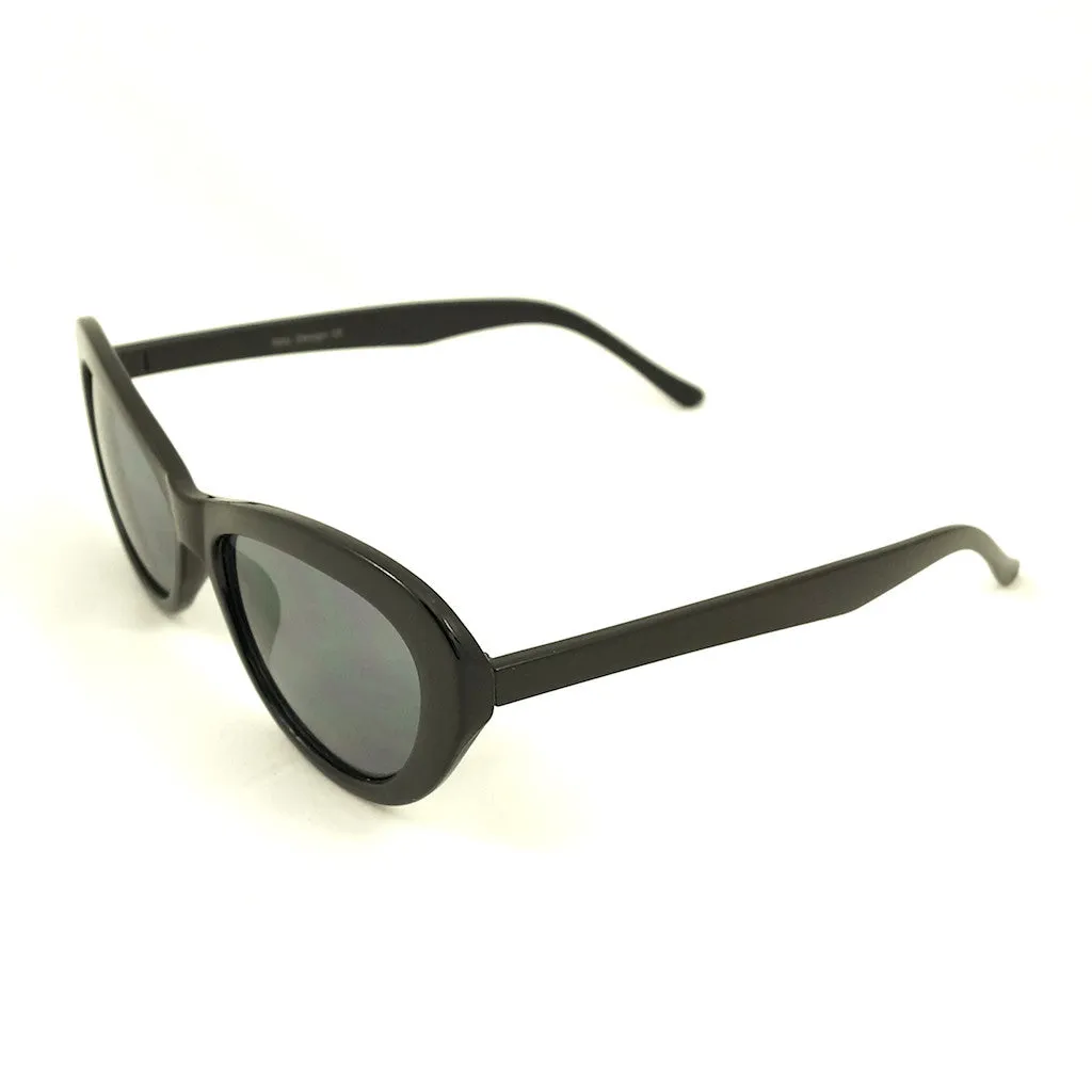 Black Animal Cat Eye Sunglasses
