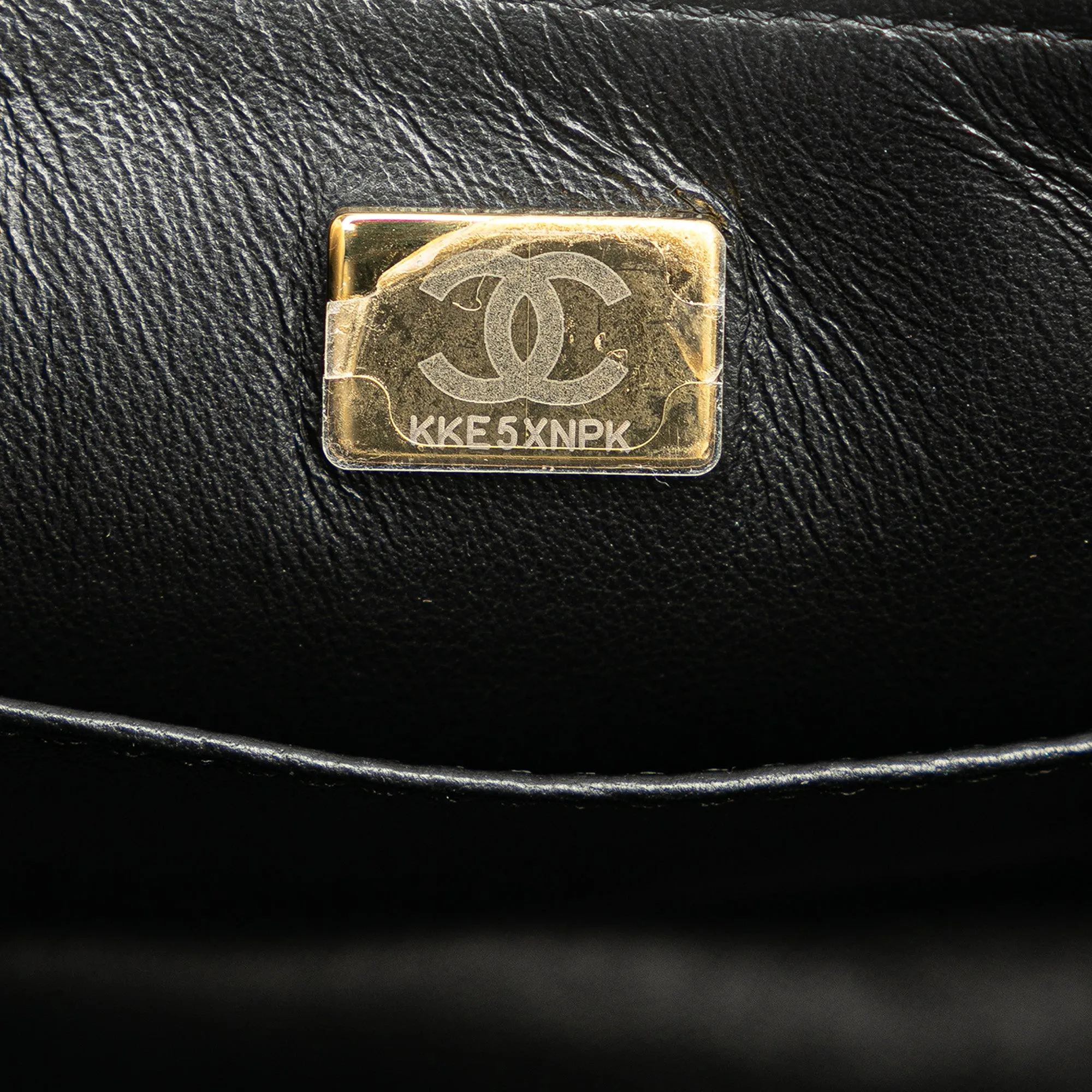Black Chanel Mini Square Classic Goatskin Retro Flap Crossbody Bag