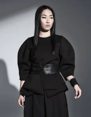 Black Corset Belt Frida Goddess Warrior Vol. 1