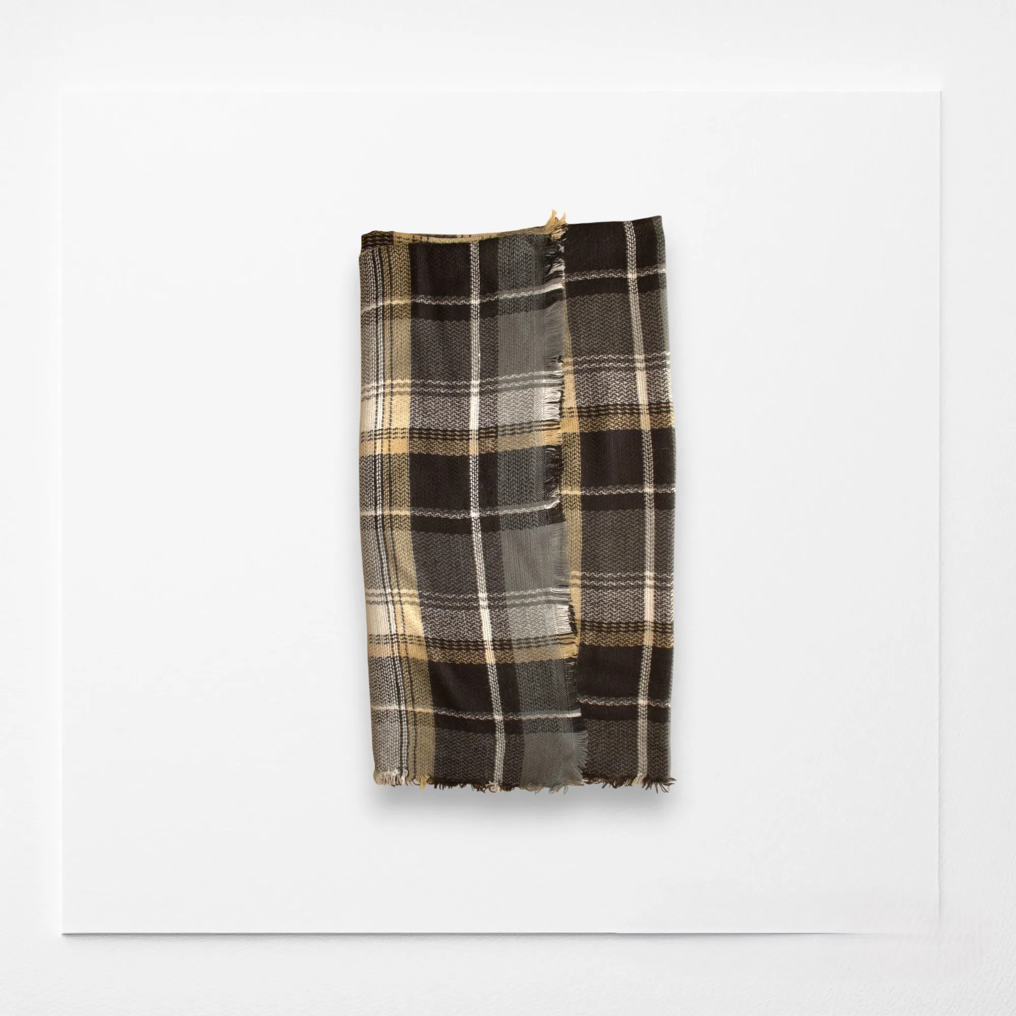 Black, Gray and White Women's Blanket Scarf/ Plaid Autumn and Winter Warm Oversized Scarf/ Wrap Shawl with Fringe/ Women Scarf/ Gifts for Her / Women Shawl / Bridesmaid Scarf/ Fall Scarf