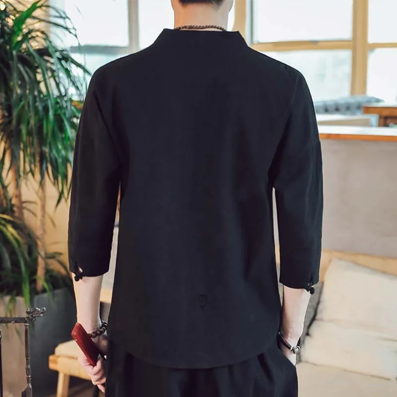 Black Japanese Shirt