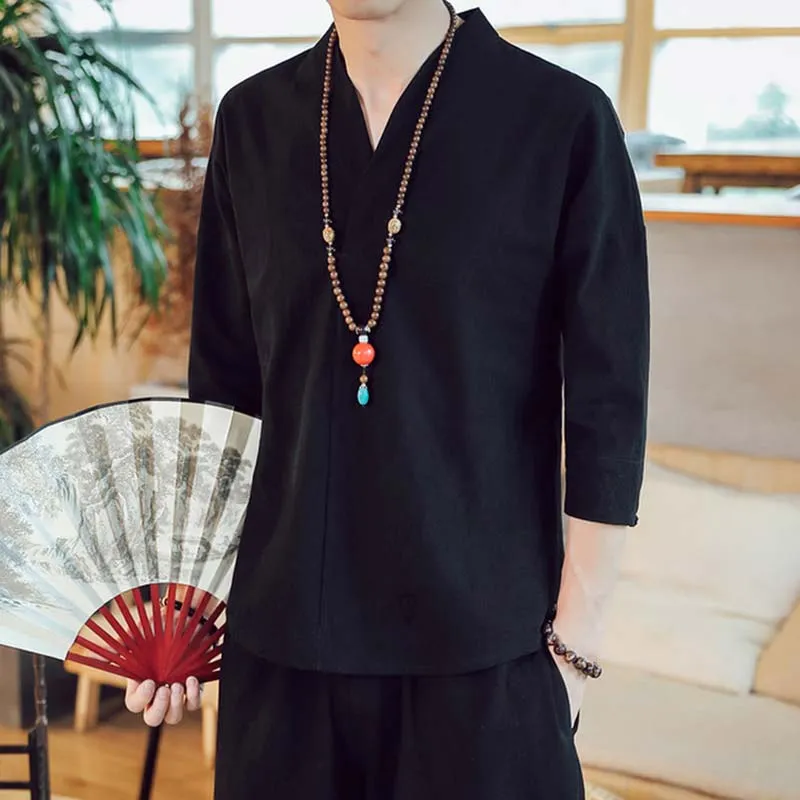 Black Japanese Shirt