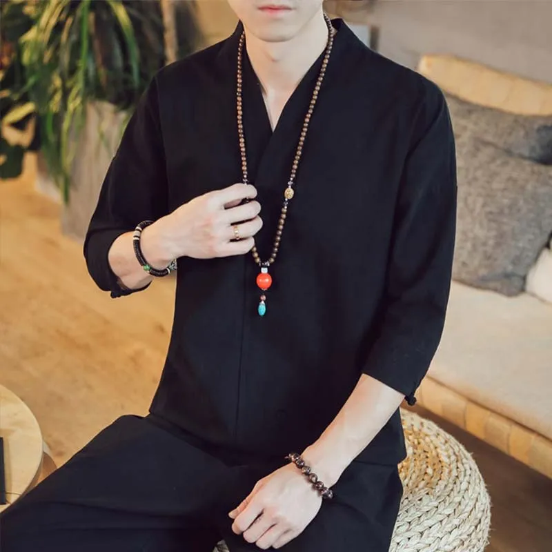 Black Japanese Shirt