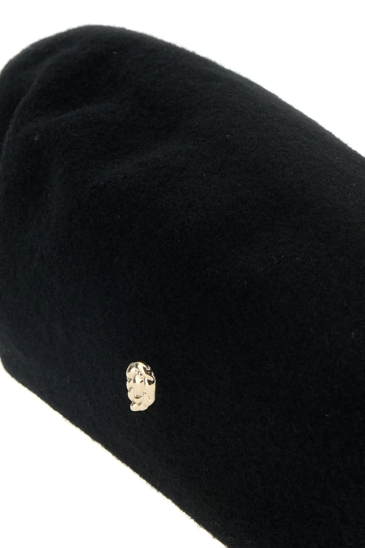 Black wool Ali beret