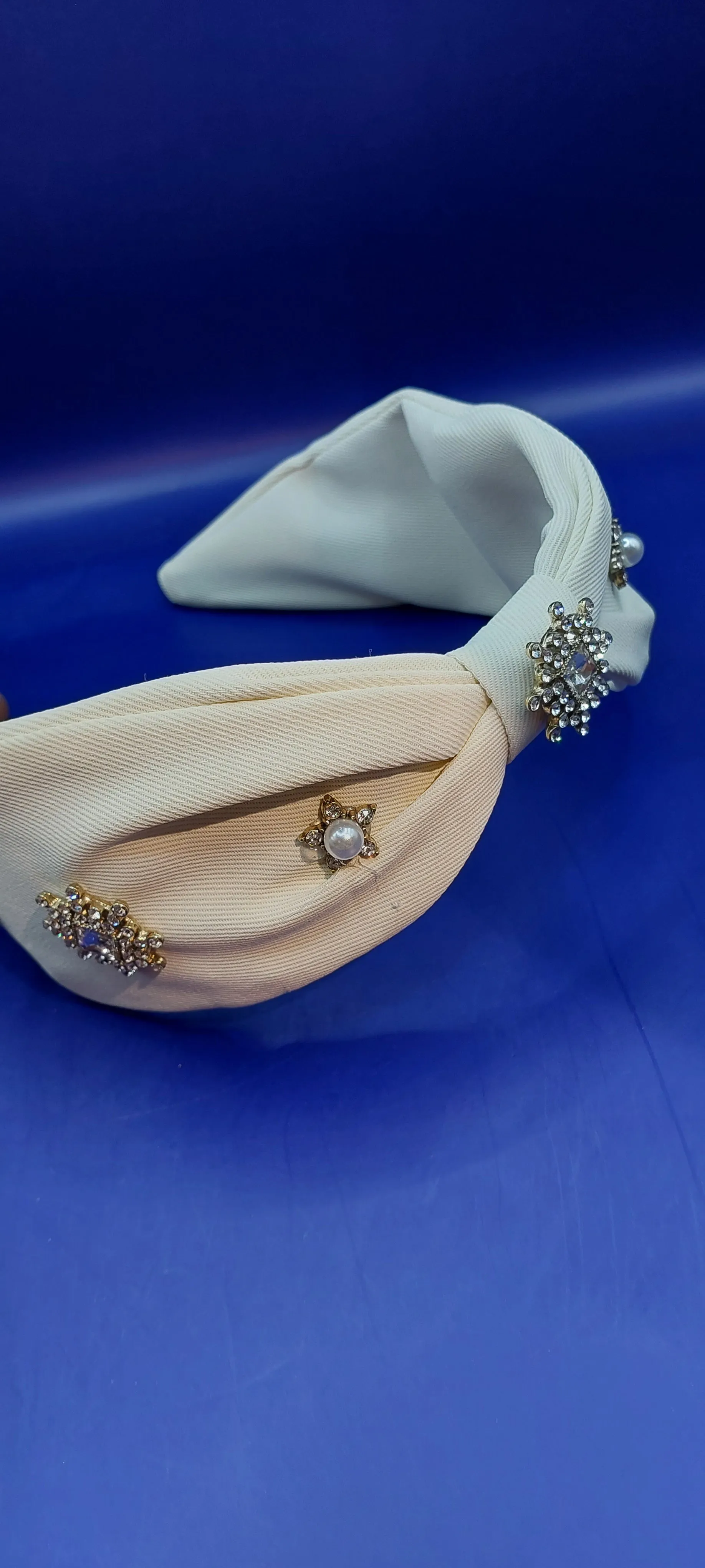 Blair White with Crystal Hairband
