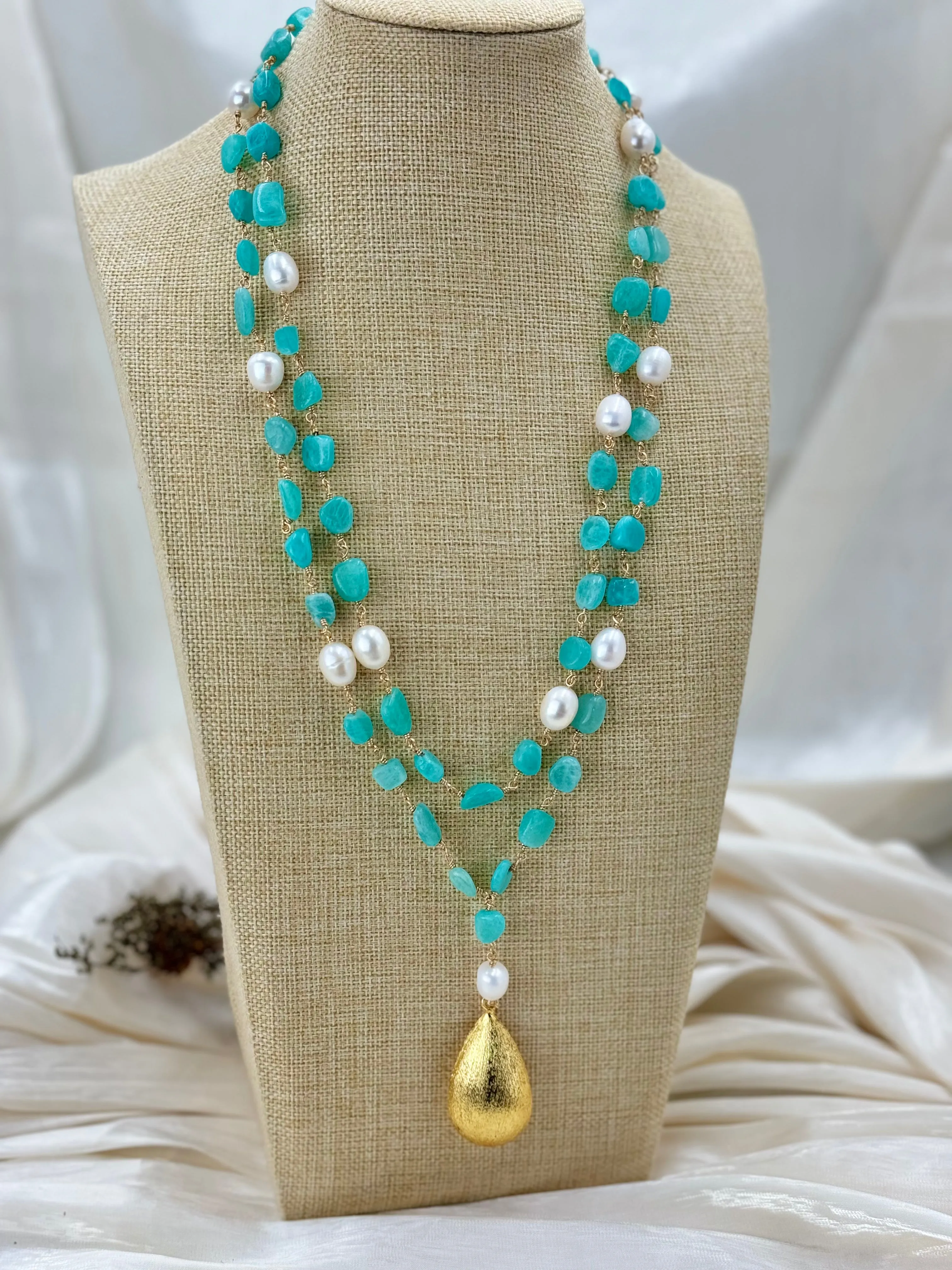 Blue Kyanites Dainty necklace