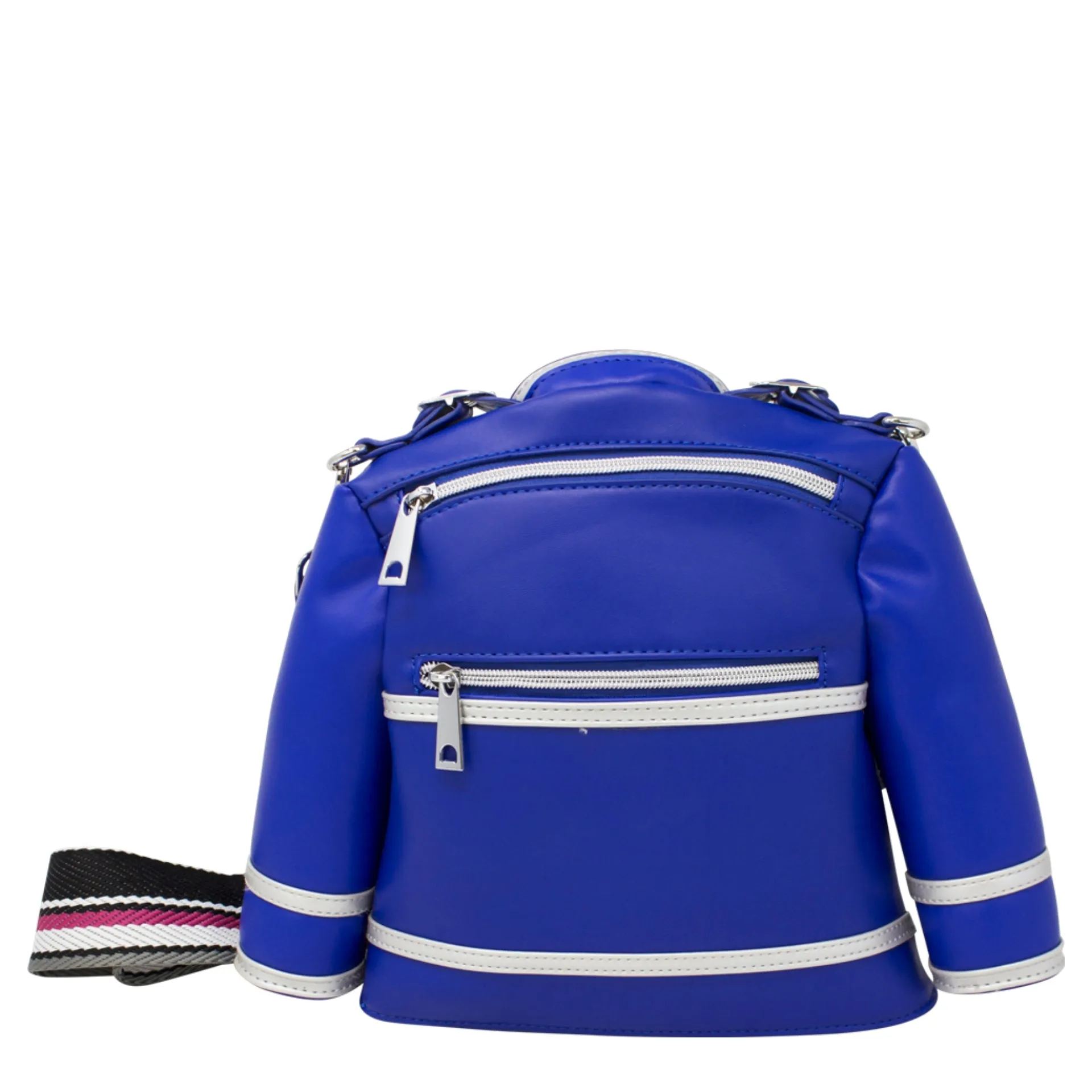 Blue Military-style tunic Inspired Rock n Roll Cross Body Bag