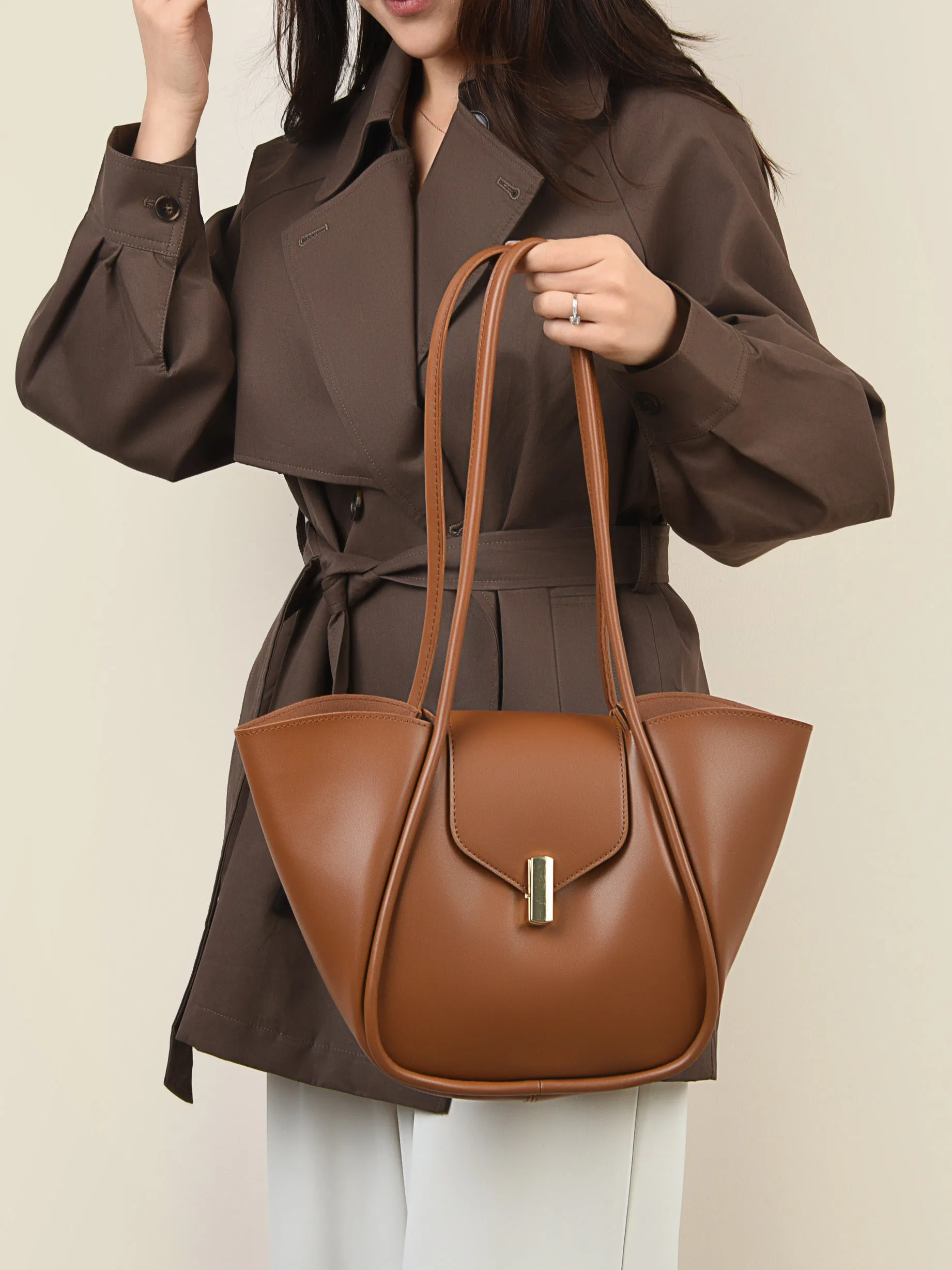Blue Zone Planet |  PU Leather Shoulder Bag with Pouch