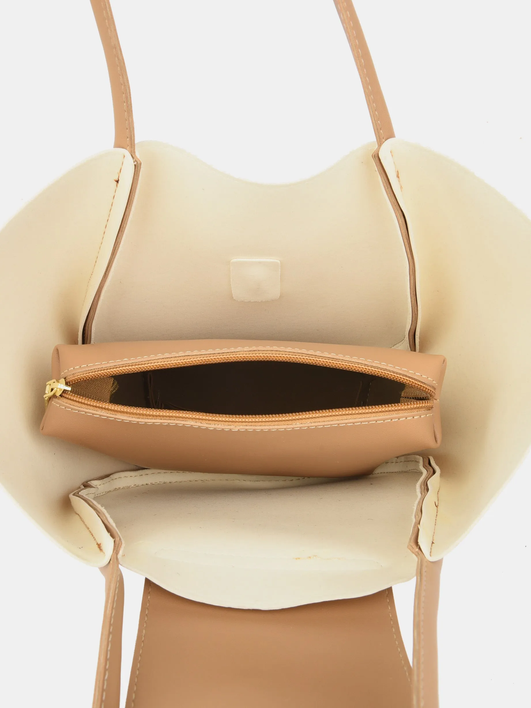 Blue Zone Planet |  PU Leather Shoulder Bag with Pouch