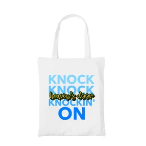 Bob Dylan Tote Bag - Knockin' On Heaven's Door