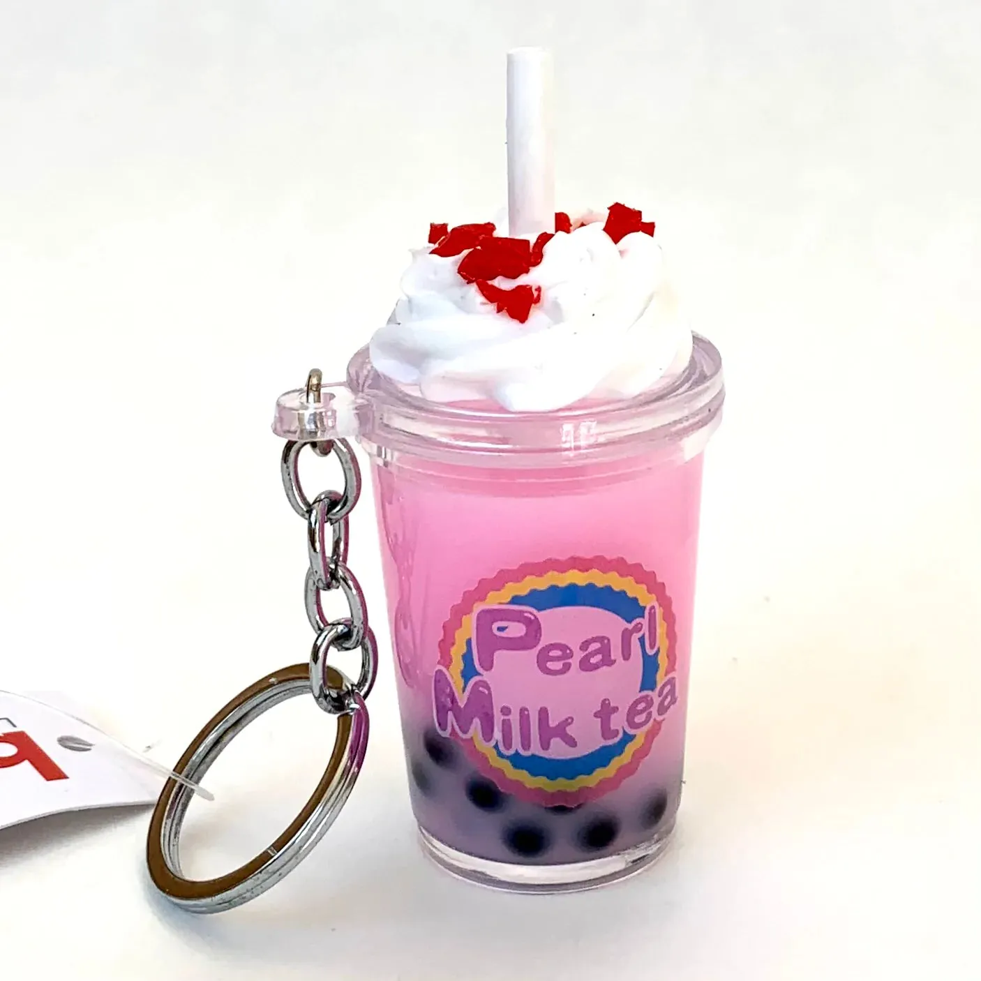 BOBA MILK TEA CHARM with keyring  | 12044 | BC Mini