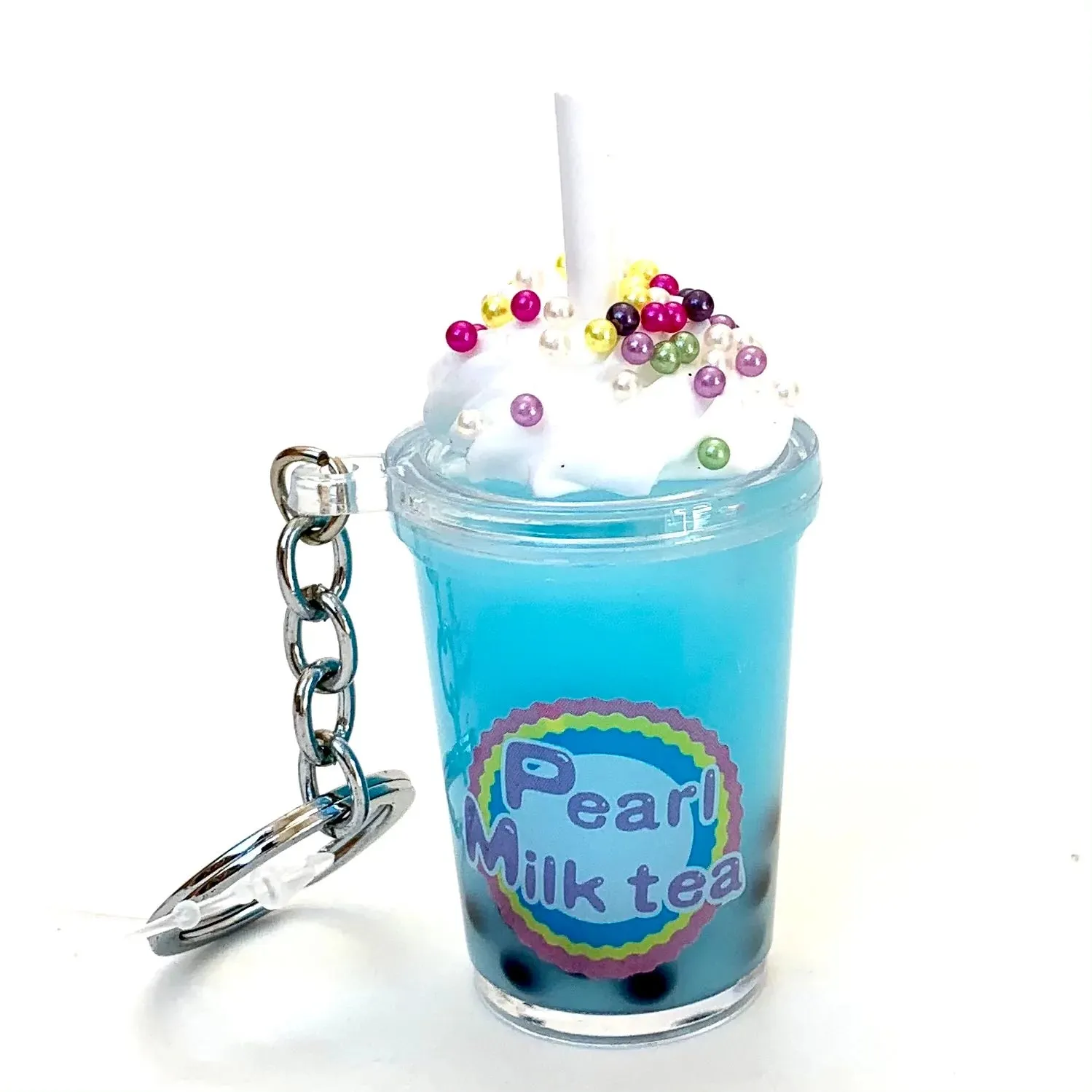 BOBA MILK TEA CHARM with keyring  | 12044 | BC Mini