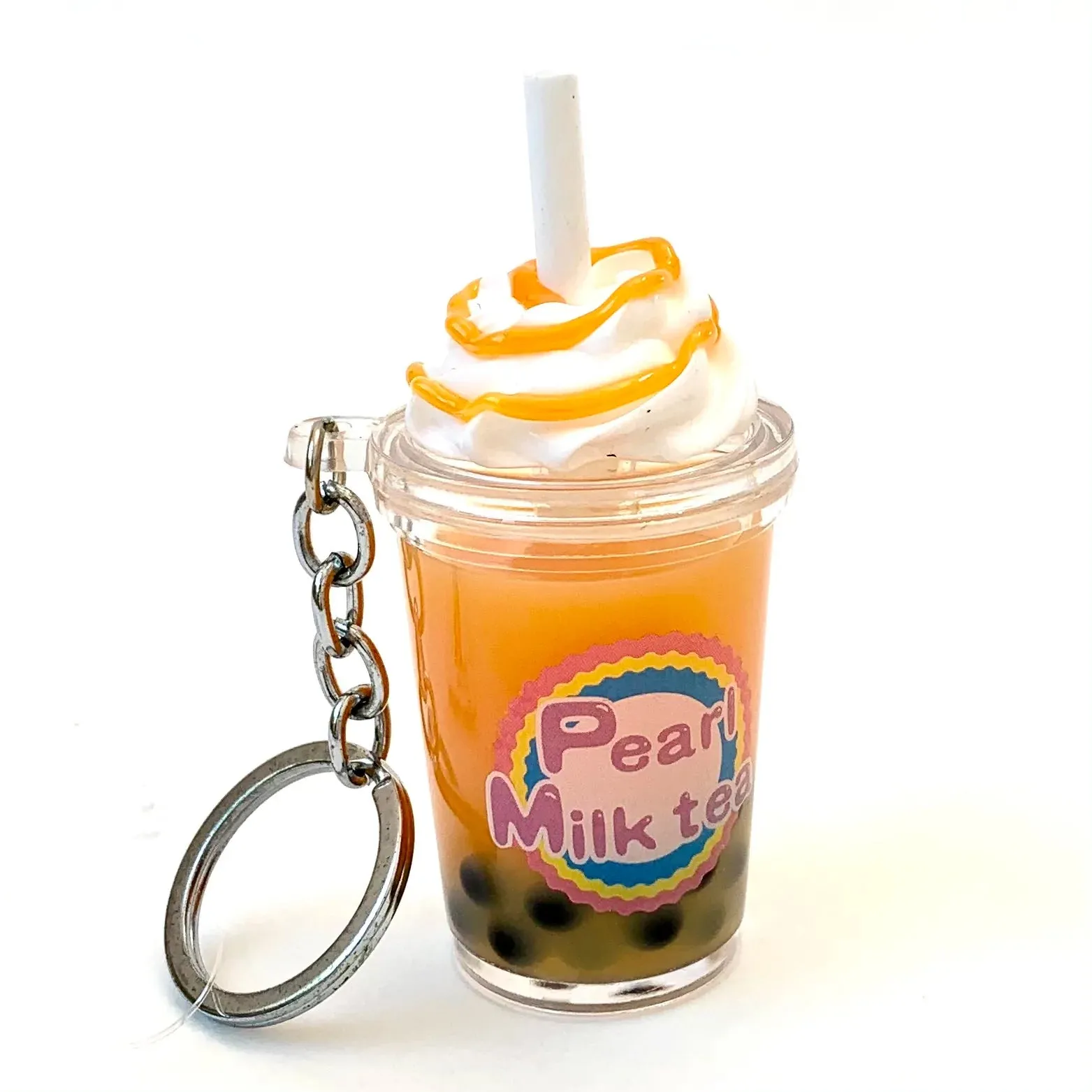 BOBA MILK TEA CHARM with keyring  | 12044 | BC Mini