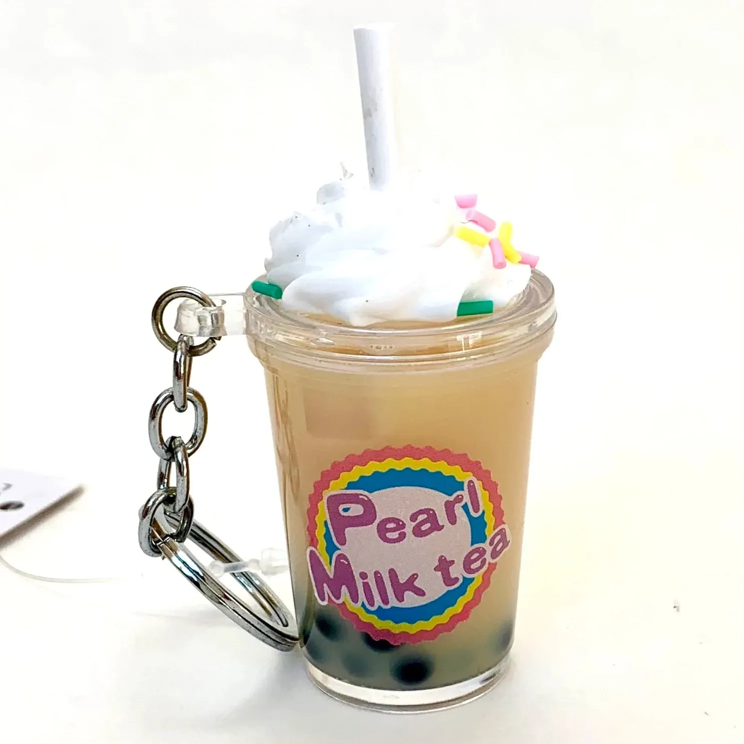 BOBA MILK TEA CHARM with keyring  | 12044 | BC Mini