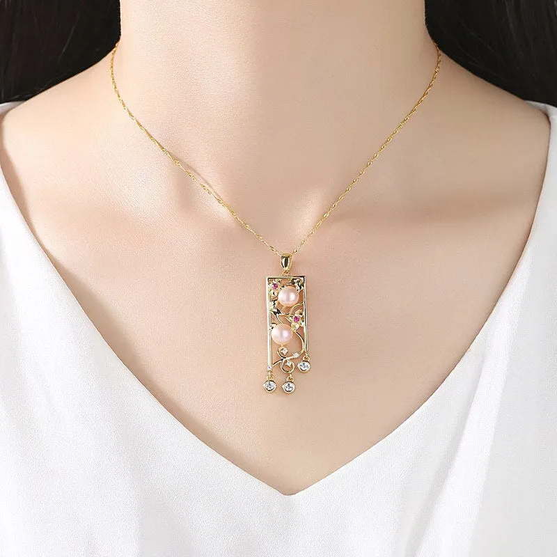 Bohemia Style Freshwater Pearl Necklace