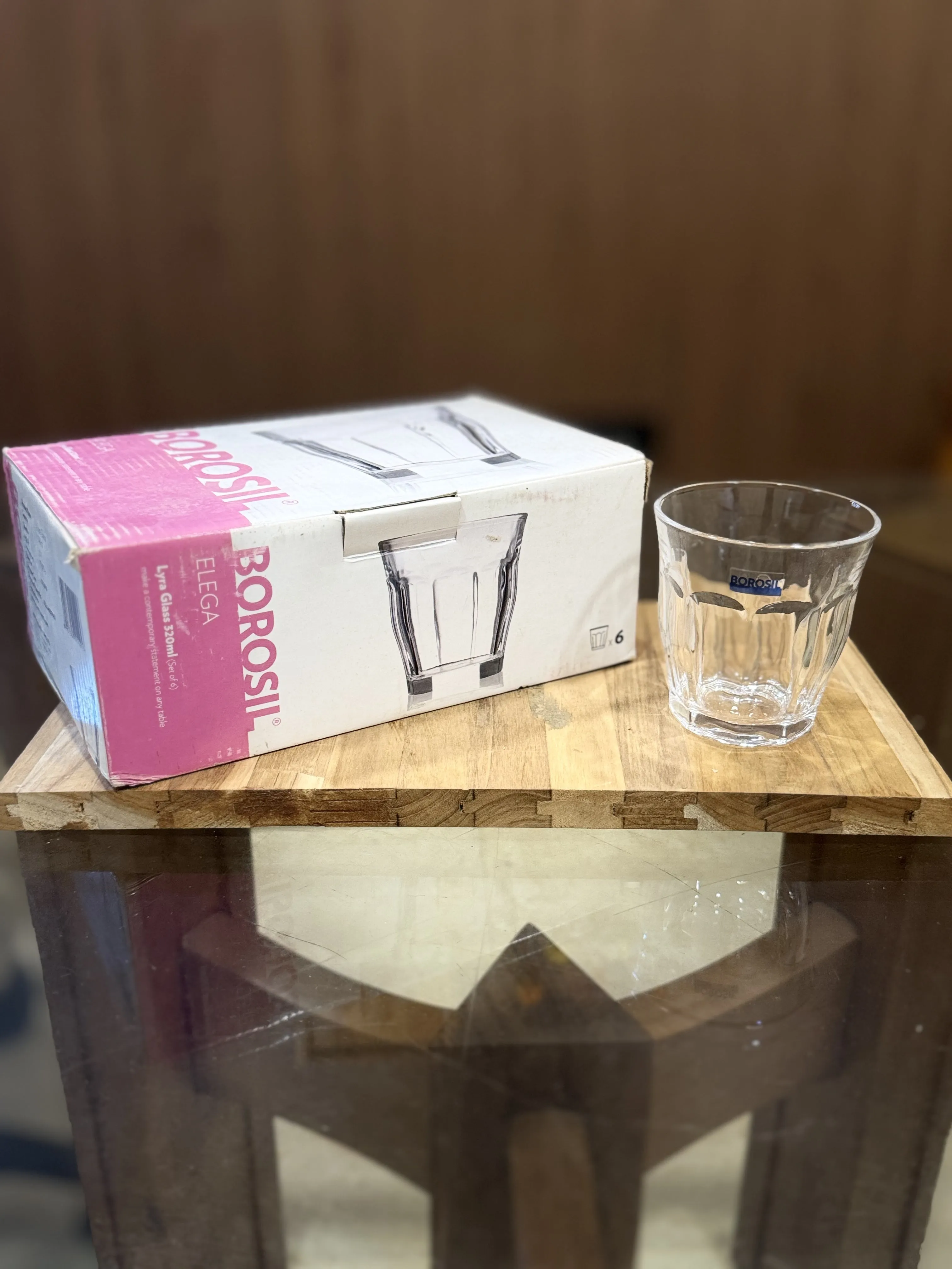 Borosil Elega Lyra Glass Set