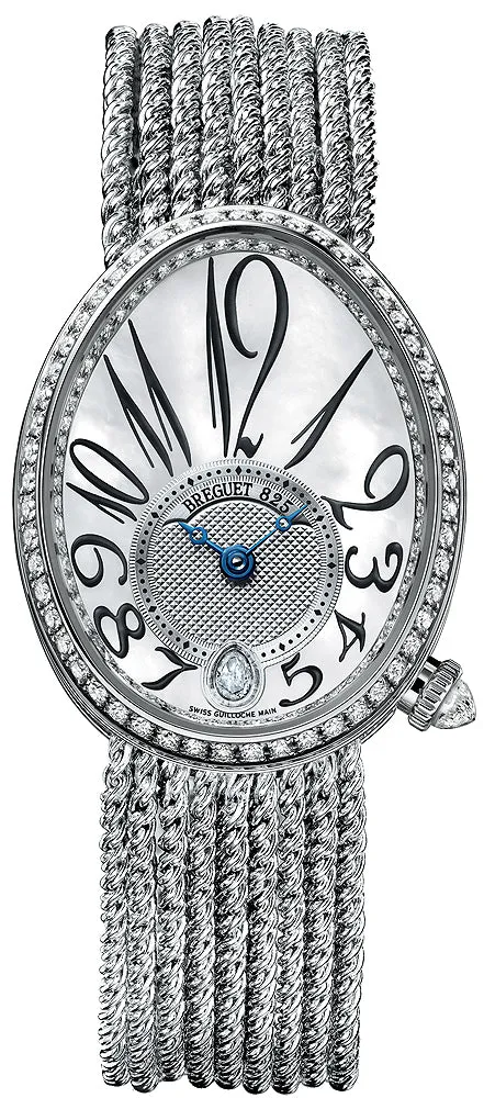 Breguet Reine De Naples 18K White Gold Ladies Watch