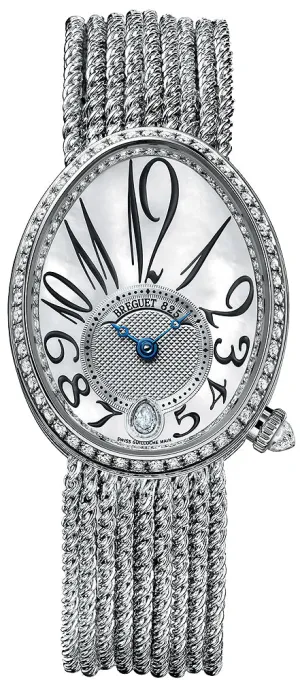 Breguet Reine De Naples 18K White Gold Ladies Watch